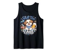 Shih Tzu Dad Funny Dog Padre Cool Puppy Camiseta sin Mangas