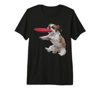 Shih Tzu Dog Fetch Frisbee Atrapa Perro Amante Camiseta Premium