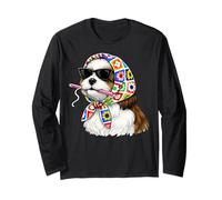 Shih Tzu Dog Granny Square Crochet Yarn Crochet Lover Manga Larga