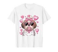 Shih Tzu Dog Lover Coquette Pet Owner Mom Camiseta