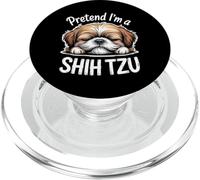 Shih Tzu Durmiendo Divertido Shih Tzu PopSockets PopGrip para MagSafe