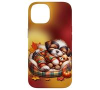 Shih Tzu Fall Decor For Maltese Mom and Autumn Puppy Lover Carcasa para iPhone 14