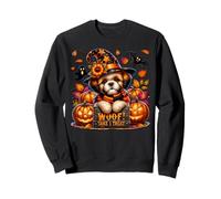 Shih Tzu Halloween Pumpkin Ghost and Bat For Shih Tzu Mom Sudadera
