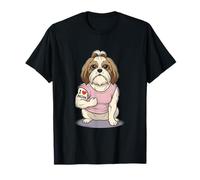 Shih Tzu Perro Mamá Tatuaje I Love mom Divertido shih tzu Amante Camiseta