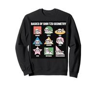 Shih Tzu Perro Shihtzu Perro Geometría Matemáticas Shitzhu Shih Tzu Sudadera