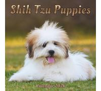 Shih Tzu Puppies Calendar 2026: 12 month Organizer Jan 2026 to Dec 2026