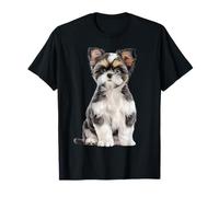 Shih Tzu Puppy Sketch Dibujo Arte Perro Amante Camiseta