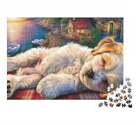 Shih Tzu Puzle 1000 Piezas - Reto para Mentes Inquietas, Encaje Preciso, Decoración, 70x50cm/1000pcs