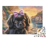 Shih Tzu Puzle 1000 Piezas - Reto para Mentes Inquietas, Encaje Preciso, Decoración, 70x50cm/1000pcs