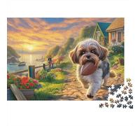 Shih Tzu Puzle 1000 Piezas - Reto para Mentes Inquietas, Encaje Preciso, Decoración, 70x50cm/1000pcs