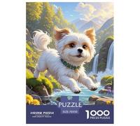 Shih Tzu Puzzle 1000 Piezas, Perro, Entretenimiento Rompecabezas De Bricolaje, Desafío Ideal, Colección De Arte, para Adultos Y Niños A Partir De 12 Años 70x50cm/1000pcs