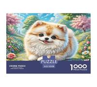 Shih Tzu Puzzles 1000 Piezas para Adultos Puzzles Desafiantes for The Whole para Mujeres, Regalos para Hombres Cartón 100% Reciclado Decoración del Hogar 52x38cm/1000pcs