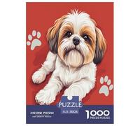 Shih Tzu Rompecabezas Imposible,desafío para Adultos Juego EduGatoivo 1000 Piezas Obra De Arte De Juego De para Adultos Y Niños A Partir De 12 Años 38x26cm/1000pcs