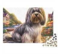 Shih Tzu Rompecabezas Premium 1000 Piezas - Piezas Resistentes, Diversión Familiar, Póster Incluido, Embalaje Lujo, 70x50cm/1000pcs