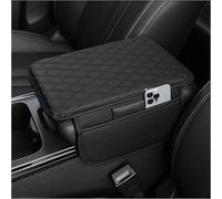 SHIHUAFADACAI CojíN de Apoyabrazos de Coche de Piel para Renault Clio 5 2025 2024 2023, Funda Consola Central Auto Almohadilla, Four Seasons Protector Reposabrazos Coche Universal
