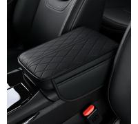 SHIHUAFADACAI Protector de Consola Central Cojín para Ford Capri EV 2025 2024, Funda de Cuero para Reposabrazos de Coche, Antideslizante Impermeable,Black