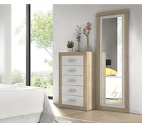 Shiito | Modelo Aspen - Sinfonier con 5 cajones | Acabado en Cambria - Blanco