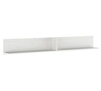 SHIITO | Modelo Chelsea- Estantería de Pared | Blanco Veteado y Pino - 202 x 27.9 x 23.3 cm | para Dormitorio, Baño, Cocina, Sala de Estar, Oficina