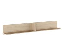 SHIITO | Modelo Chelsea - Estantería de Pared | Natural - 202 x 27.9 x 23.3 cm | para Dormitorio, Baño, Cocina, Sala de Estar, Oficina