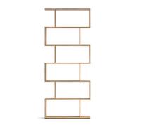 Shiito | Modelo Elba - Estantería Asimétrica Alta | Acabado Mauvella