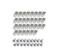 Shiketong Kit De Tornillos De Hoja,Compatible con Husqvarna,Compatible con Gardena,Acero Inoxidable,para Cortacésped Robótico,Accesorio De Hardware(30Pcs Silver)