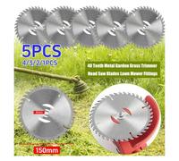 Shiketong Weeder Saw Blades Metal Garden Grass Trimmer Head Saw Blades Lawn Mower Tings 40 Teeth For Garden Tool Accessori Lawn Mower Blade(2 Pack)