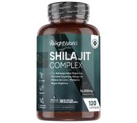 Shilajit Complex con Ashwagandha, Melena de León, Cúrcuma Orgánica y Pimienta Negra - Fórmula 5 en 1 de Alta Potencia con 16000 mg por Cápsula