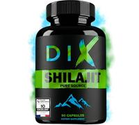 Shilajit DIX del Himalaya, Ratio 60:1, Puro y Natural, 90 Cápsulas