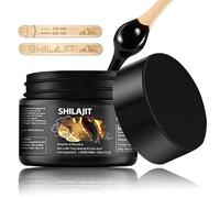 Shilajit Himalaya Bio 50 g - Resina Shilajit Natural - Shilajit Himalaya puro - con 85 minerales y veganos - Shilajit Original Himalaya Premium - Incluye cuchara medidora
