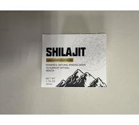 Shilajit Himalaya Bio 50g, Shilajit Resina Himalaya, Resina Shilajit Natural, Shilajit puro del Himalaya Resina, Adecuada para Hombres y Mujeres - Incluye Cuchara Medidora (Negro)