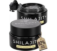 Shilajit Original Himalaya para hombres - 100 g (50 g x2) - 82% de ácido fúlvico premium Mumijo Shilajit alta dosis de cosecha del Himalya incluye cuchara dosificadora de 500 mg