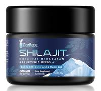 Shilajit Original Himalaya Shilajit Resina, Rico en 60 % de Ácido Fúlvico y Oligoelementos, 100 % Puro, Sin Aditivos