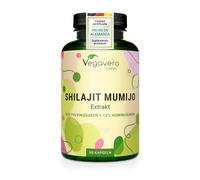 Shilajit Puro | 1.300 - DOSIS MÁS ALTA | 90 Cápsulas | 60% Ácido Fúlvico y 12% ácidos húmicos | Mumijo del Himalaya | Sin Aditivos | Vegavero