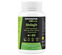 Shilajit Puro del Himalaya 1000 mg Ácido Fúlvico Vitamina B6 | 60 Cápsulas | Metabolismo energético, sistema nervioso, 30 días, sin gluten, vegano, fabricado en España, Registro Sanitario 26.017669/SE