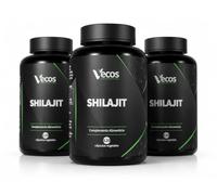 Shilajit Puro del Himalaya 1400 mg, 120 cápsulas vegetales, Resina de Shilajit Pura, 50% Ácido Fúlvico y 12% Ácido Húmico, Vecos Nucoceutical (360 Cápsulas (3 Botes))