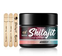Shilajit Puro del Himalaya, 60% de Ácido Fúlvico y 85+ Oligoelementos, Resina de Shilajit 100% Auténtica, Sin aditivos