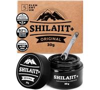 Shilajit Puro del Himalaya 82% Ácido Fúlvico - Alta Concentración - Resina Pura y Natural - 30g / 60 Días - Recolectado a Mano - Cuchara Dosificadora 500mg - También llamado Himalayan Mumijo