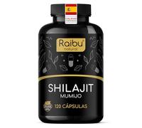Shilajit Puro del Himalaya Original - 120 Cápsulas de Shilajit (Mumijo) - Alta Dosis y Biodisponibilidad - 1300mg por Dosis Diaria con 50% de Ácido Fúlvico - Probado en Laboratorio y Sin Aditivos