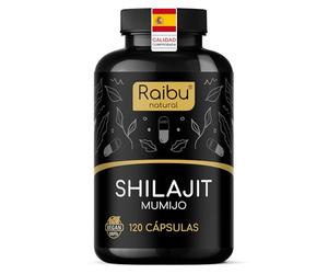 Shilajit Puro del Himalaya Original - 120 Cápsulas de Shilajit (Mumijo) - Alta Dosis y Biodisponibilidad - 1300mg por Dosis Diaria
