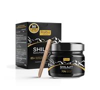 Shilajit Puro del Himalaya - Resina de Shilajit Auténtica, Alta en Ácido Fúlvico y con 85+ Oligoelementos - Potenciador de Energía e Inmunidad - 600 mg por dosis diaria, 100% vegano y sin aditivos