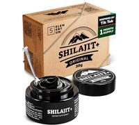 Shilajit Resina Pura del Himalaya 30 g - 85% Ácido Fúlvico - Shilajit Original Mumijo - Resina Natural de Alta Pureza - Con Cuchara Dosificadora