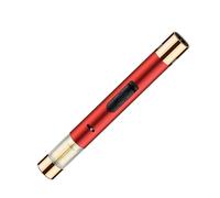 Shilidong Encendedor de inyección Directa Tipo bolígrafo de Paquete Individual/Paquete de 2/3 Paquetes, Mango de Seguridad extendido, Espejo de popa Visible, Llama Ajustable(Red)