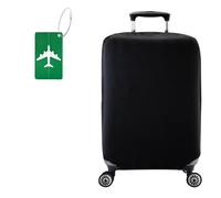 SHILIPAIJC Elástico Fundas Maletas de Viaje, 26-28 Pulgada Funda Protectora de Maleta Cubierta de Maleta Protector de Equipaje, Funda Protectora para Maleta Cabina con Etiqueta de Equipaje