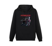 SHILIU YARD Annihilator Torrent Metal Style Men's Hoodies Unisex Black Cotton Print Pullover Sweatshirts 3XL
