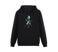 SHILIU YARD Anton Chigurgh There Is No Country For Old Men Film Danger Killer Thriller Men's Hoodies Unisex Black Cotton Print Pullover Sweatshirts M
