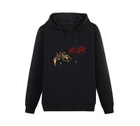 SHILIU YARD Arcade Fire Funeral Men's Hoodies Unisex Black Cotton Print Pullover Sweatshirts L