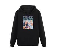 SHILIU YARD Gregg Wallace Homage TV Icon Legend 80'S Men's Hoodies Unisex Black Cotton Print Pullover Sweatshirts M