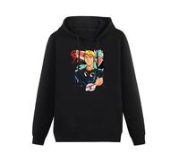 SHILIU YARD GTO Great Teacher Onizuka Anime Men's Hoodies Unisex Black Cotton Print Pullover Sweatshirts M