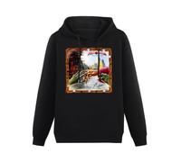 SHILIU YARD Helloween Keeper of The Seven Keys Part II Electronica Men's Hoodies Unisex Black Cotton Print Pullover Sweatshirts XL