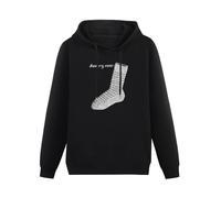 SHILIU YARD Henry Cow Sock Black Jazz Rock Soft Machine Matching Mole Men's Hoodies Unisex Black Cotton Print Pullover Sweatshirts XL